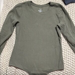 Nuuds Sage Long Sleeve Bodysuit